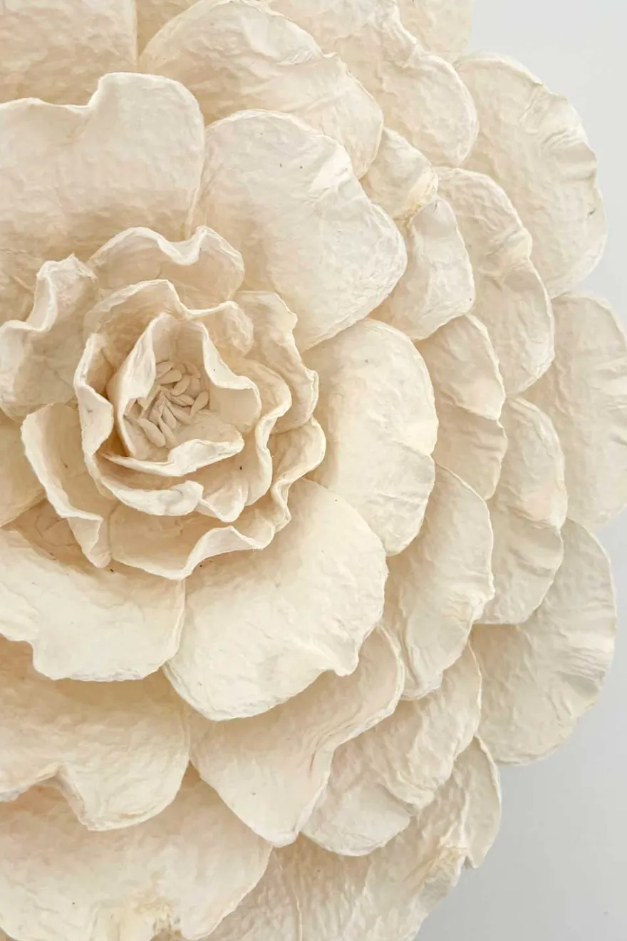 Cristina Oria Cuadros|Piezas Decorativas^Flor Decorativa De Papel Maché