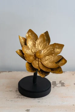 Cristina Oria Piezas Decorativas^Flor Decorativa Diseño Lirio Dorada
