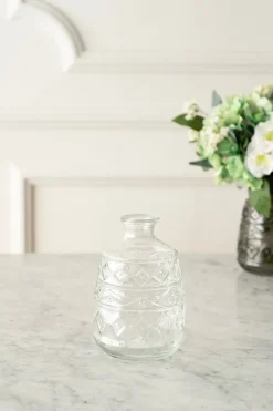 Cristina Oria Jarrones, Floreros Y Maceteros^Florero De Cristal Con Detalles Geométricos