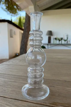 Cristina Oria Jarrones, Floreros Y Maceteros^Florero De Cristal Con Diseño Florencia Transparente Pequeño