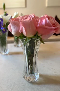 Cristina Oria Jarrones, Floreros Y Maceteros^Florero De Cristal Diseño Flores