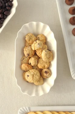 Cristina Oria Fuentes, Ensaladeras Y Cuencos^Fuente Blonda Cerámica Blanca Pequeña