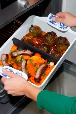 Cristina Oria Sartenes, Ollas Y Cacerolas|Fuentes, Ensaladeras Y Cuencos^Fuente De Horno Ajustable Blanca