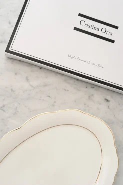 Cristina Oria Fuentes, Ensaladeras Y Cuencos^Fuente Oval Blanca