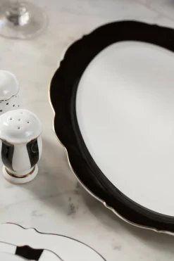 Cristina Oria Fuentes, Ensaladeras Y Cuencos^Fuente Oval Negra