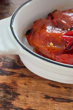 Cristina Oria Gadgets Y Utensilios|Fuentes, Ensaladeras Y Cuencos^Fuente Ovalada Blanca Con Borde Negro De Cerámica