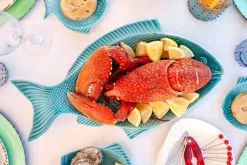 Cristina Oria Fuentes, Ensaladeras Y Cuencos^Fuente Pez Azul Cerámica