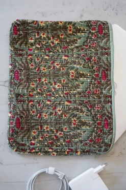 Cristina Oria Joyeros, Carteras Y Fundas|Otros Textil^Funda Para Portátil Flores Verdes