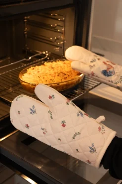 Cristina Oria Otros Textil^Guante Para Horno De Algodón Con Diseño De Gallinas