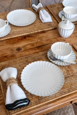 Cristina Oria Manteles Individuales^Individual Rectangular De Ratán Marrón Natural