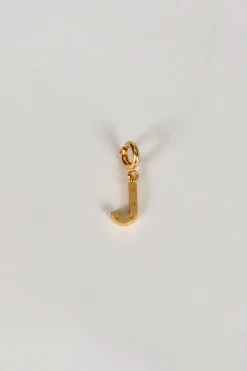 Cristina Oria Joyas Co|Joyas Co^Iniciales Doradas Con Detalle De Estrellas