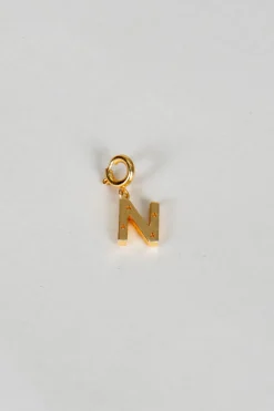 Cristina Oria Joyas Co|Joyas Co^Iniciales Doradas Con Detalle De Estrellas