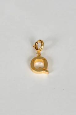 Cristina Oria Joyas Co|Joyas Co^Iniciales Doradas Con Detalle De Estrellas