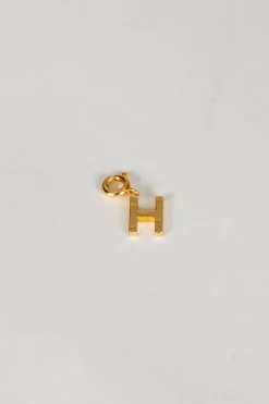 Cristina Oria Joyas Co|Joyas Co^Iniciales Doradas Con Detalle De Estrellas