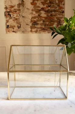 Cristina Oria Piezas Decorativas^Invernadero Cristal Dorado