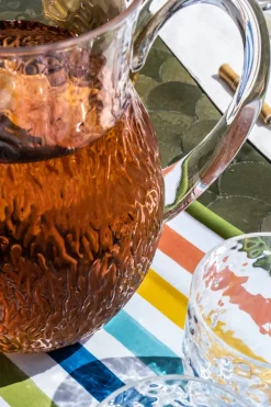 Cristina Oria Jarras Y Botellas^Jarra Transparente Acrílica Con Diseño En Relieve