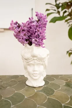 Cristina Oria Piezas Decorativas|Jarrones, Floreros Y Maceteros^Jarrón Busto Reina De Porcelana