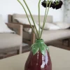 Cristina Oria Candelabros Y Portavelas|Jarrones, Floreros Y Maceteros^Jarrón Con Diseño De Berenjena