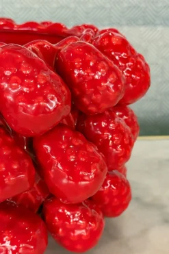 Cristina Oria Jarrones, Floreros Y Maceteros^Jarrón Con Diseño De Frambuesas