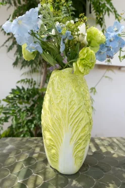 Cristina Oria Jarrones, Floreros Y Maceteros^Jarrón Con Diseño De Lechuga