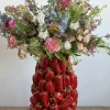 Cristina Oria Jarrones, Floreros Y Maceteros^Jarrón Con Diseño De Pimientos Rojos Grande