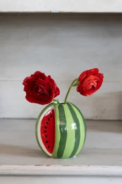 Cristina Oria Jarrones, Floreros Y Maceteros^Jarrón Con Diseño De Sandía