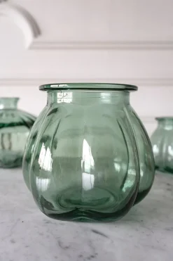 Cristina Oria Jarrones, Floreros Y Maceteros^Jarrón De Vidrio Reciclado Verde Grande
