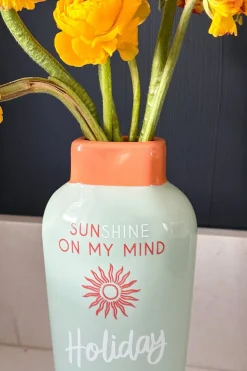 Cristina Oria Jarrones, Floreros Y Maceteros^Jarrón Diseño Crema Solar