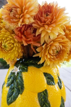 Cristina Oria Jarrones, Floreros Y Maceteros^Jarrón Diseño Limones De Porcelana Grande