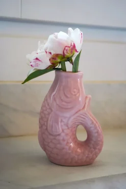 Cristina Oria Piezas Decorativas|Jarrones, Floreros Y Maceteros^Jarrón Pez Rosa