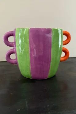 Cristina Oria Jarrones, Floreros Y Maceteros^Jarrón Rayas Estilo Moderno