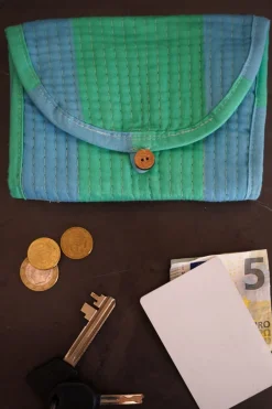 Cristina Oria Joyeros, Carteras Y Fundas|Otros Textil^Joyero Rayas Azules Y Verdes