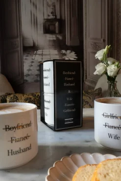 Cristina Oria Tazas Y Teteras^Juego de 2 Tazas Wife & Husband