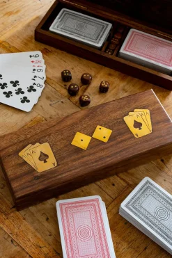 Cristina Oria Juegos De Mesa^Juego De Cartas En Caja De Madera