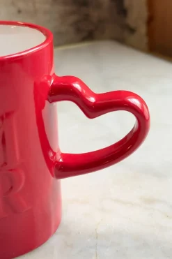 Cristina Oria Tazas Y Teteras^Juego De Dos Tazas "Amour" Y Asas De Corazón