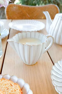 Cristina Oria Accesorios De Mesa^Lechera Blanca Flor Co