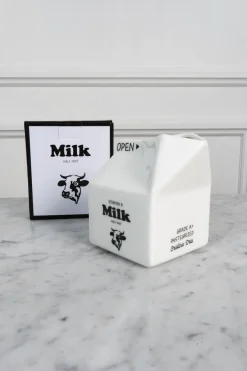 Cristina Oria Accesorios De Mesa^Lechera Brick de Cerámica Blanca CO