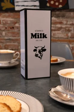 Cristina Oria Accesorios De Mesa^Lechera Brick de Cerámica Blanca Grande CO