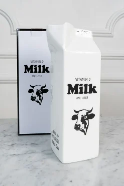 Cristina Oria Accesorios De Mesa^Lechera Brick de Cerámica Blanca Grande CO