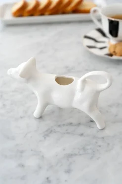 Cristina Oria Accesorios De Mesa^Lechera Cerámica Blanca Vaca