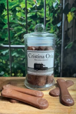 Cristina Oria Dulces Cristina Oria^Lengua De Gato Tarro Cristal 80G