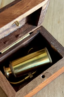 Cristina Oria Piezas Decorativas^Llavero Catalejo Con Cofre De Madera