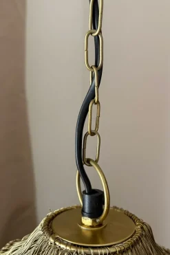 Cristina Oria Lámparas^Lámpara Colgante De Hierro Dorado