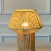 Cristina Oria Lámparas^Lámpara De Mesa De Cuerdas En Papel Trenzado
