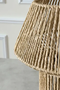 Cristina Oria Lámparas^Lámpara De Mesa De Cuerdas En Papel Trenzado