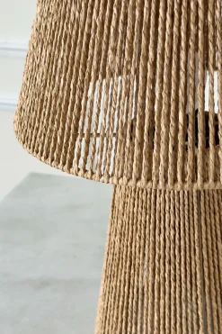 Cristina Oria Lámparas^Lámpara De Mesa De Cuerdas En Fibra Trenzada