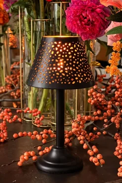 Cristina Oria Candelabros Y Portavelas|Lámparas^Lámpara Para Vela Negra Y Dorada