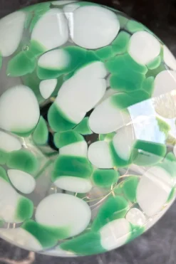 Cristina Oria Lámparas^Lámpara Seta De Vidrio Efecto Degradado Blanco Y Verde