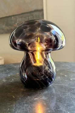 Cristina Oria Lámparas^Lámpara Seta De Vidrio Efecto Degradado Negro