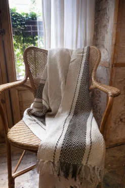 Cristina Oria Picnic|Otros Textil^Manta Rayas Blancas Y Negras